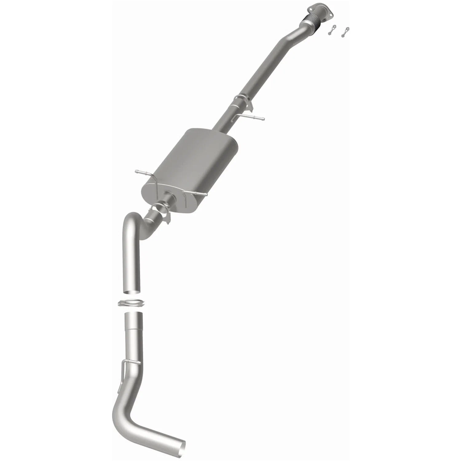 2007-2008 Chevy Silverado 1500 Direct-Fit Replacement Exhaust System 106-0464